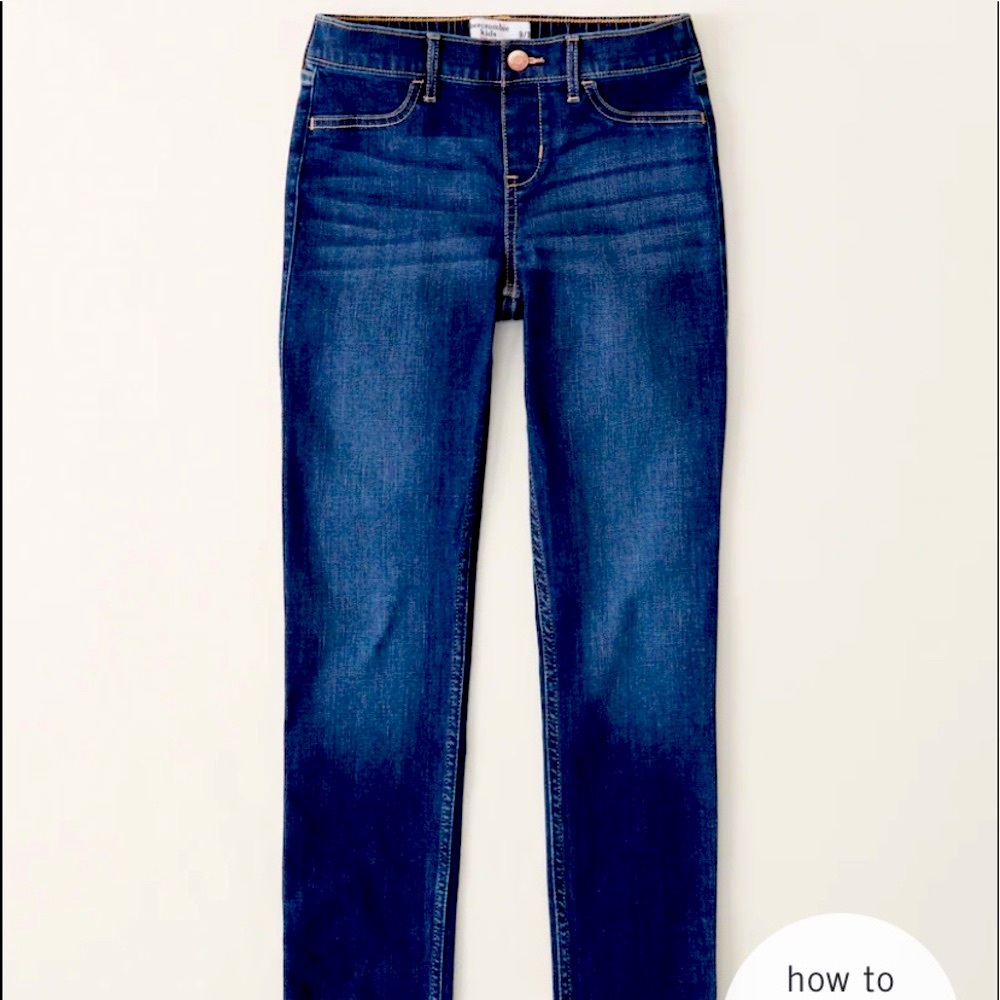 Abercrombie Kids High Rise Jean Leggings 7/8 Slim